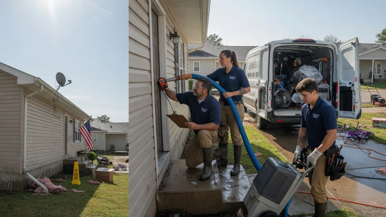 Ceiling Water Damage Restoration in Pound, WI near me